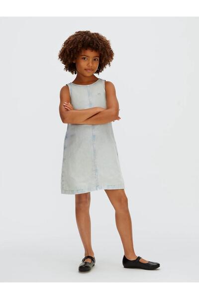 Calvin Klein DENIM SLEEVELESS DRESS