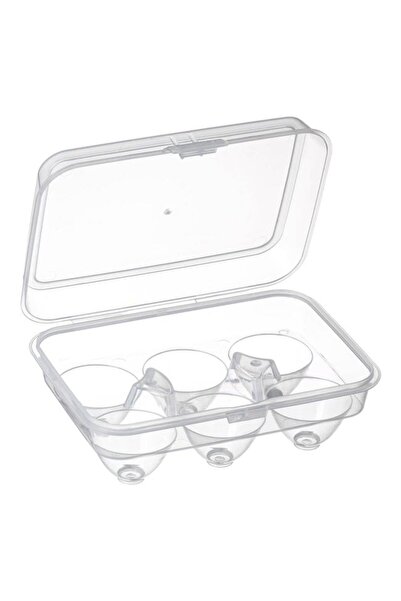 BAMI NETWORK Cofraj Transparent pentru 6 Oua, Practic si Compact