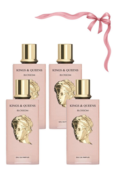 AMARAN PARFUMS 4 قطع من عطر كينجز آند كوينز بلوسوم للنساء 100 مل