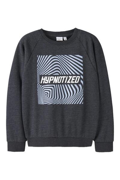 Name it Μπλούζα μακρυμάνικη αγόρι "Hypnotized" γκρι