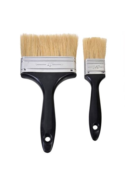 BAMI NETWORK Pensule Zugrăvit Set 2 Bucăți Dimensiuni 4" și 1 1/2"