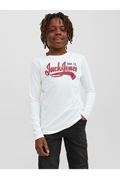 Jack & Jones Μπλούζα "Trademark" λευκή