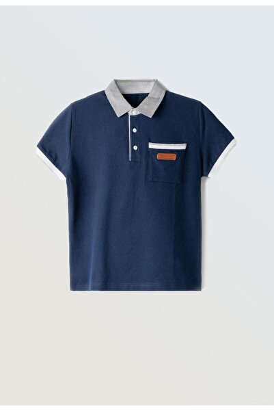 hashtag Μπλούζα πόλο αγόρι "Navy Blue " μπλε