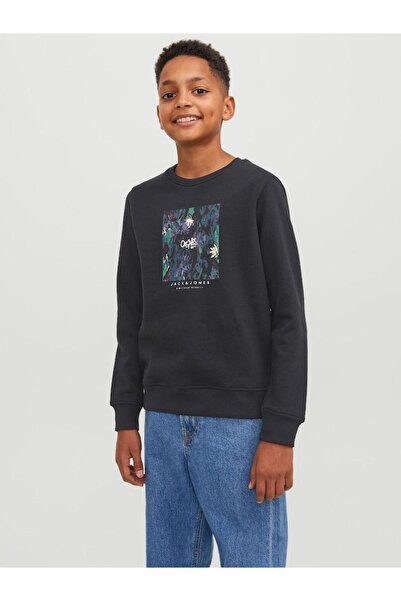 Jack & Jones Μπλούζα φούτερ "Silverlake" μαύρη