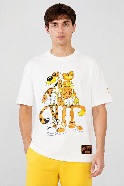 Puma x Hoops x Cheetos Men Sportswear Fit Short Sleeve Basketball T-Shirt, Of...