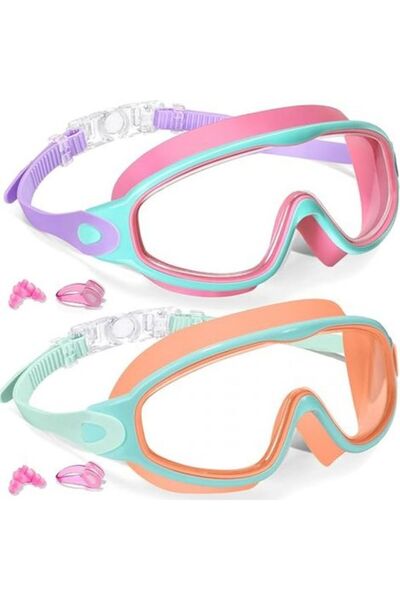 STARSTAR Children's swimming goggles - Anti-fog PC lenses, UV protection - Er...