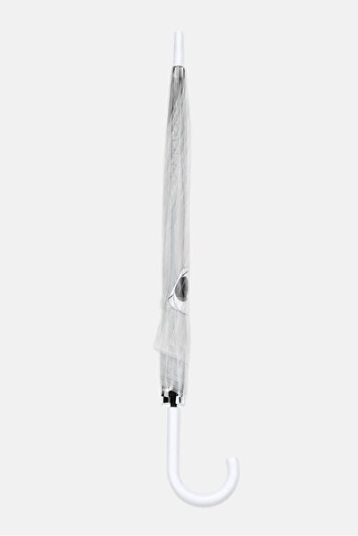 Muy Mucho Transparent Folding Umbrella, White