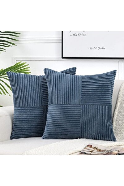 STARSTAR 2-piece rustic bohemian decorative cushion covers, soft cross-cordur...