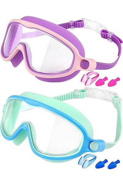 STARSTAR A two swimming goggles for children and teenagers aged 3 to 15, feat...