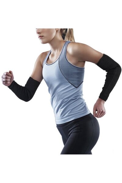STARSTAR 2pc Black Level 5 Cut-Resistant Knitted Arm Protection Sleeves, Heav...