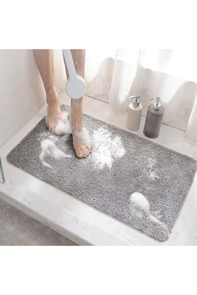 STARSTAR Non-slip shower mat, 60x40cm non-slip bathroom mat, with drain holes...