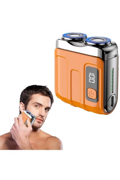 STARSTAR Mini portable electric shaver, waterproof, multi-functional men's de...
