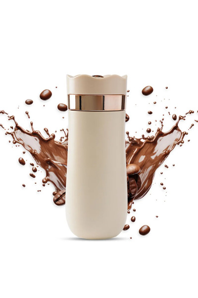 STARSTAR 320ml double-walled insulated stainless steel portable French press ...