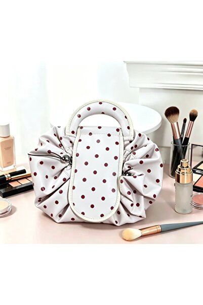 Generic Brand 1pc, Lazy Drawstring Makeup Bag for Women, Portable Waterproof ...