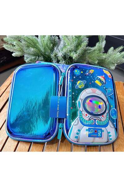 Five Dream House 3D Astronaut Space EVA Pencil Case Pencil Box Pencil Pouch K...