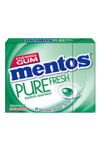 Mentos Αγνό Φρέσκο Τσίχλα σε Λεπτό Κουτί 30γρ. Μέντα