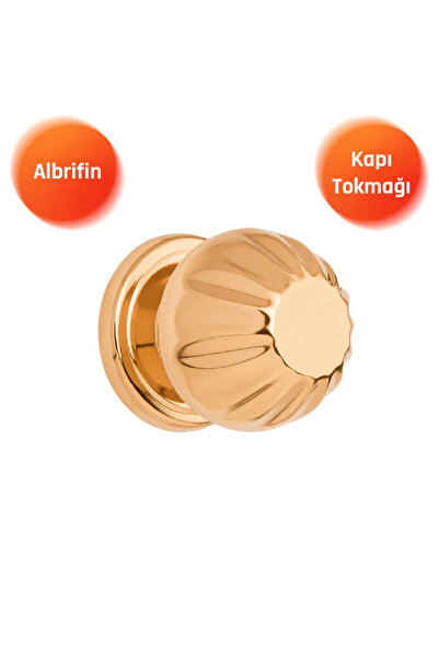 Nobel Papatya Door Knob, Door Handle, Metal, Albrifin
