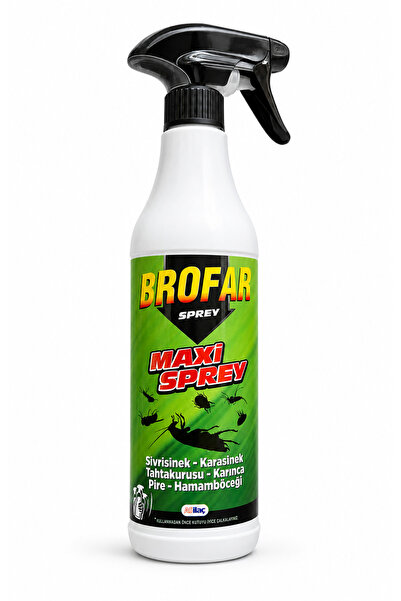 Brofar Maxi Sprey 450 ml Hamamböceği Karınca Sivrisinek Karasinek Pire Tahtak...