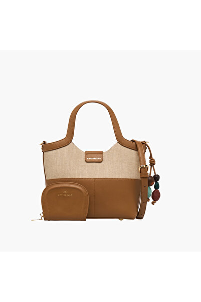 Chrisbella Colourblock Tote Bag with Wallet