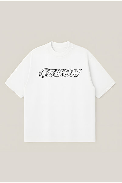Moon Dancer Crush Boyband Logo Printed Oversize Boxy Cut Breathable 100% Cott...