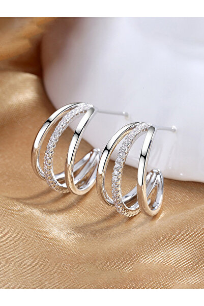 Take Two By Styli Triple Hoop Earrings