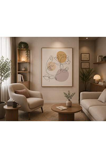 Generic Brand Tablou Canvas Line Art Modern – Imprimare HD – Diverse Dimensiu...