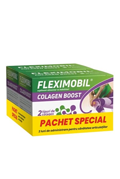 Fiterman Pachet Fleximobil Colagen Boost, 2 x 30 plicuri,
