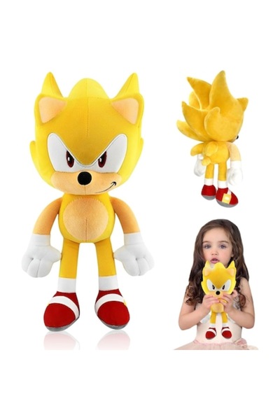 OEM Jucarie de plus Sonic si Tails, Sonic 28 cm, Papusi de plus pentru copii
