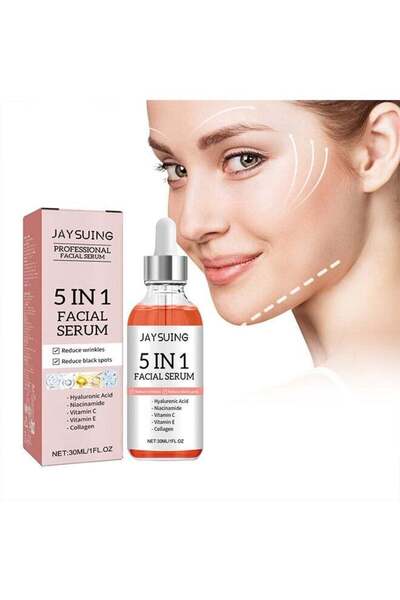 jaysuing 5 In 1 Facial Serum For Moisturizing Brightening Face Serum Anti-Agi...