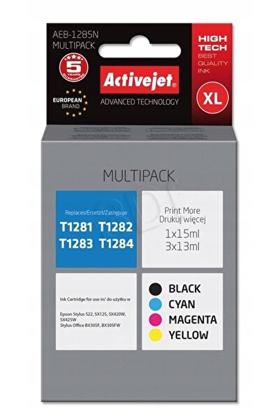 ActiveJet Cerneală AEB-1285N pentru kit Epson