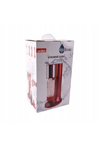 Orion Saturator AQUADREAM sticlă cu sifon pentru apă carbogazoasă roșu