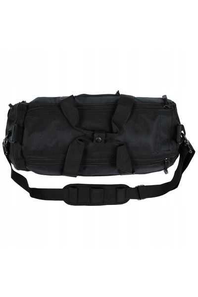 NO BRAND Geantă de umăr mică, rotundă, tip  "Molle ", neagră