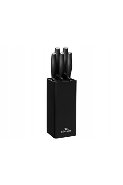 Gerlach Set de cuțite de bucătărie Comfort, 5 piese, în bloc negru