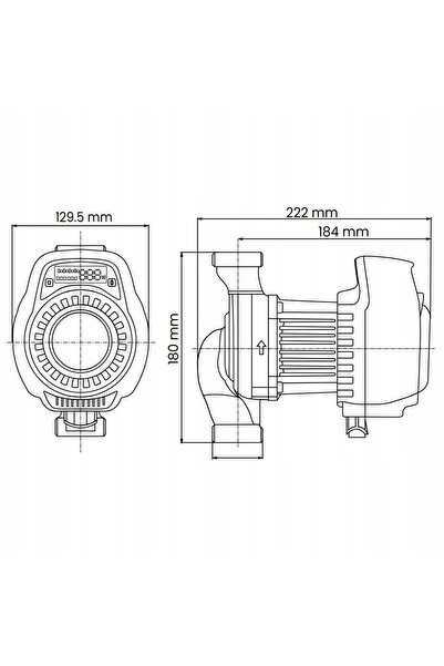 iborstore POMPĂ DE CIRCULAȚIE ELECTRONICĂ PENTRU CAVĂ MAGI MAX 25-100/180 ECO...
