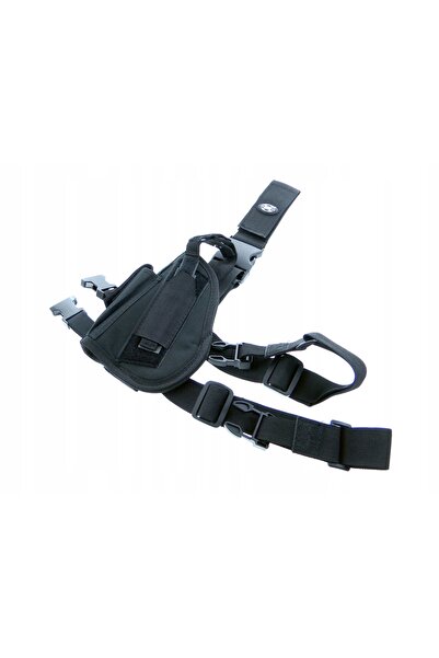 NO BRAND Toc negru pentru pistol, pentru piciorul stâng.