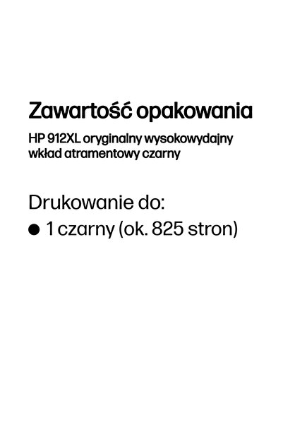 HP Tusz 912XL Negru (3YL84AE)