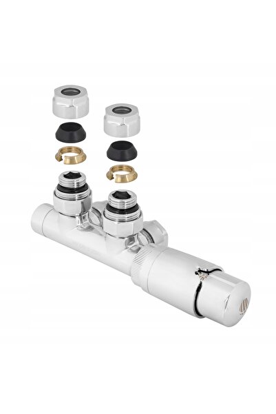 Hydroland Robinet combinat pentru încălzire, cromat, cotit