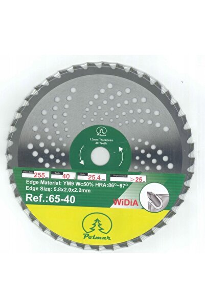NO BRAND Disc de tăiere WiDiA pentru fierăstrău Polmar 255mm 40 dinți