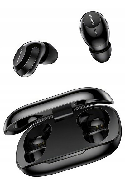 NO BRAND AWEI Bluetooth 5.4 T20 ENC Căști TWS + Stație de andocare Negru