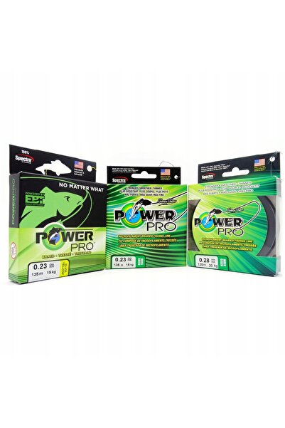 Power Pro Plecionka Galben Hi-Vis 0,10mm 135m 5kg 1 buc.
