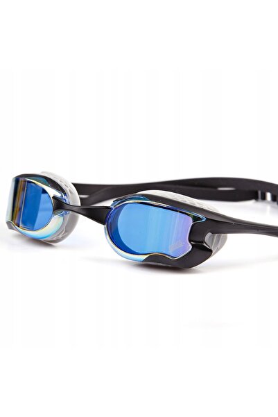 Zoggs Ochelari de înot Raptor HCB Titanium gri/negru cu lentile albastre tip ...