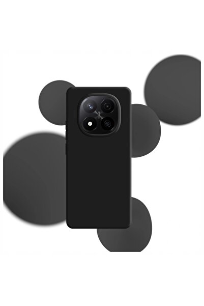 3MK Husă de silicon pentru Redmi Note 14 Pro+ neagră