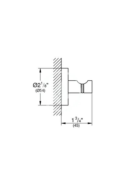 Grohe Suport de baie Essentials 40364DA1 Cupru auriu