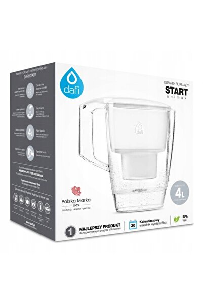 Dafi Set carafă de apă albă Start + 5x cartușe filtrante Unimax
