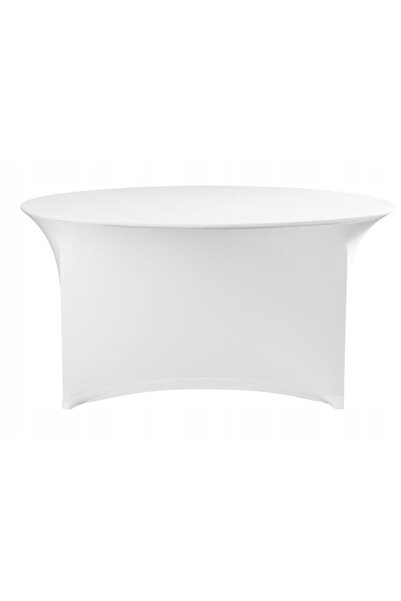 HENDI Față de masă rotundă medie pentru catering 150x76 cm - alb