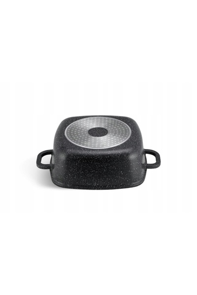 EDENBERG Oală pătrată din marmură, oală pentru gratinare, tavă de copt 20 cm,...