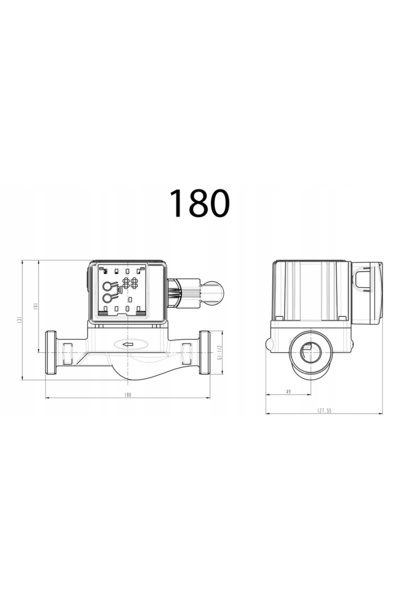 DIAMOND Pompă de circulație CO Pieca 25/40/130 pentru încălzitor electronic c...