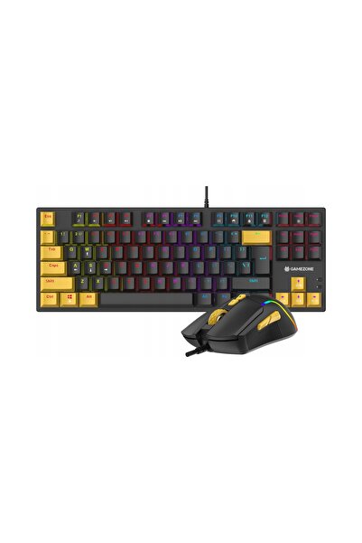 Tracer Set de mouse și tastatură mecanică de gaming Gamezone hornet87 USB