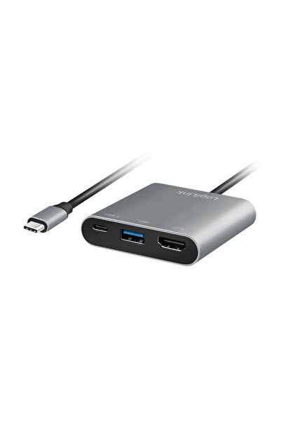 NO BRAND Adaptor USB-C la HDMI LogiLink USB 3.2 Gen1 4K/60Hz 2xUSB PD 5 Gb/s ...