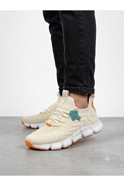 Lütfi Men's knitwear breathable orthopedic sole daily sneaker walking shoes